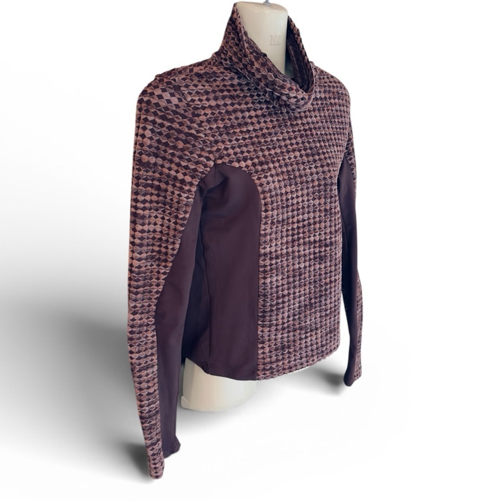 Nike Pro Hyperwarm Pullover LS Mock Training Top … - image 2